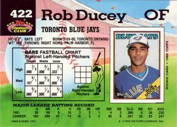 Rob Ducey  baseball card collectible - Main Image 2
