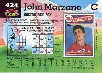 John Marzano  baseball card collectible - Main Image 2