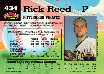 Rick Reed  baseball card collectible - Main Image 2