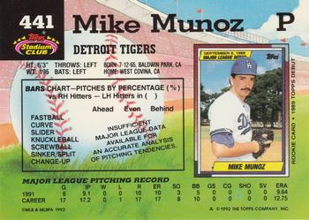 Mike Munoz  baseball card collectible - Main Image 2