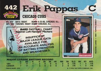 Erik Pappas  baseball card collectible - Main Image 2