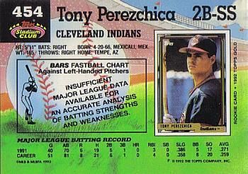 Tony Perezchica  baseball card collectible - Main Image 2