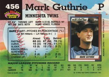 Mark Guthrie  baseball card collectible - Main Image 2