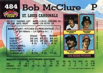 Bob McClure  baseball card collectible - Main Image 2