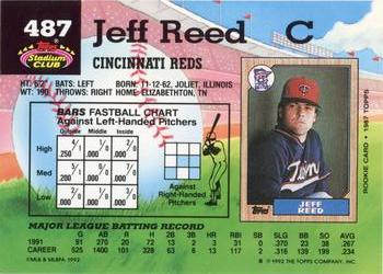 Jeff Reed  baseball card collectible - Main Image 2