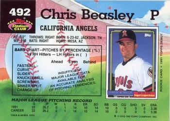Chris Beasley  baseball card collectible - Main Image 2