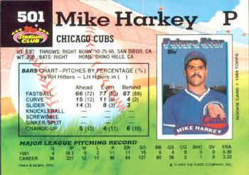 Mike Harkey  baseball card collectible - Main Image 2