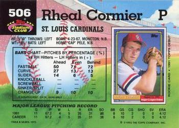 Rheal Cormier  baseball card collectible - Main Image 2