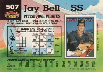 Jay Bell  baseball card collectible - Main Image 2