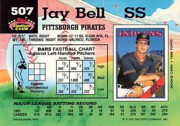 Jay Bell  baseball card collectible - Main Image 2