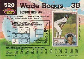 Wade Boggs  baseball card collectible - Main Image 2