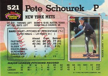 Pete Schourek  baseball card collectible - Main Image 2
