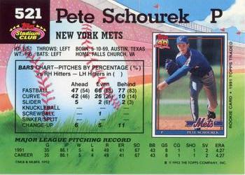 Pete Schourek  baseball card collectible - Main Image 2