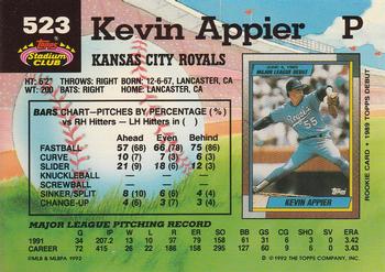 Kevin Appier  baseball card collectible - Main Image 2