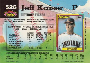 Jeff Kaiser  baseball card collectible - Main Image 2