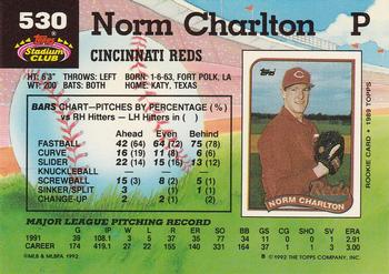 Norm Charlton  baseball card collectible - Main Image 2
