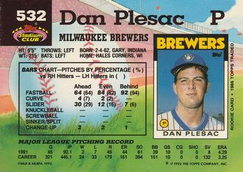 Dan Plesac  baseball card collectible - Main Image 2