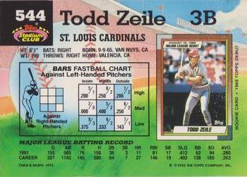 Todd Zeile  baseball card collectible - Main Image 2
