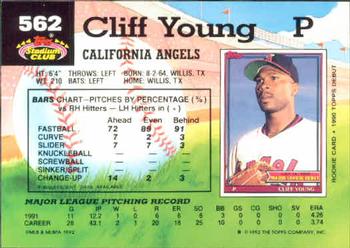 Cliff Young  baseball card collectible - Main Image 2