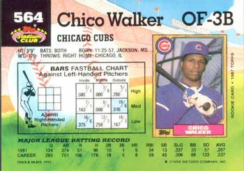 Chico Walker  baseball card collectible - Main Image 2