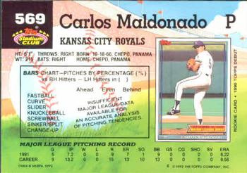 Carlos Maldonado  baseball card collectible - Main Image 2