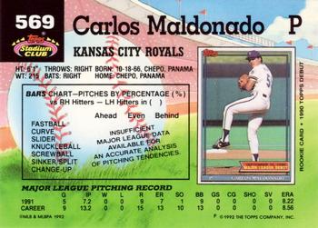 Carlos Maldonado  baseball card collectible - Main Image 2