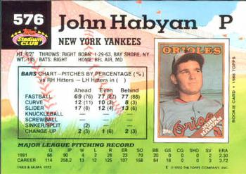 John Habyan  baseball card collectible - Main Image 2