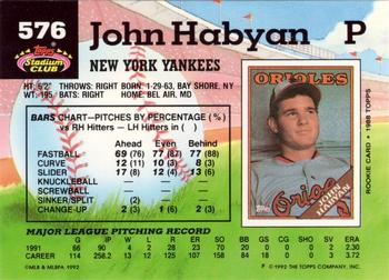 John Habyan  baseball card collectible - Main Image 2