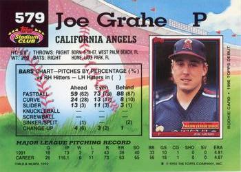 Joe Grahe  baseball card collectible - Main Image 2