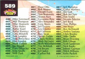 Checklist: 401-500  baseball card collectible - Main Image 2