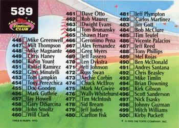 Checklist: 401-500  baseball card collectible - Main Image 2