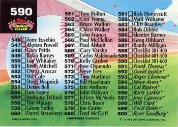 Checklist: 501-600  baseball card collectible - Main Image 2