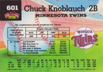 Chuck Knoblauch  baseball card collectible - Main Image 2