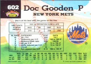 Doc Gooden  baseball card collectible - Main Image 2