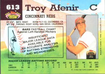 Troy Afenir  baseball card collectible - Main Image 2