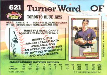 Turner Ward  baseball card collectible - Main Image 2