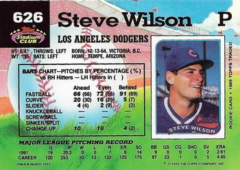 Steve Wilson  baseball card collectible - Main Image 2