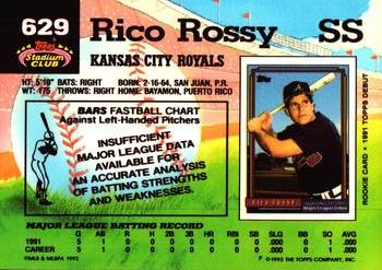 Rico Rossy  baseball card collectible - Main Image 2