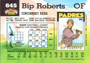 Bip Roberts  baseball card collectible - Main Image 2