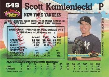 Scott Kamieniecki  baseball card collectible - Main Image 2