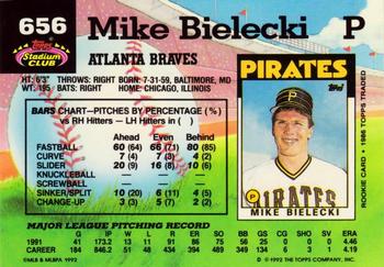Mike Bielecki  baseball card collectible - Main Image 2