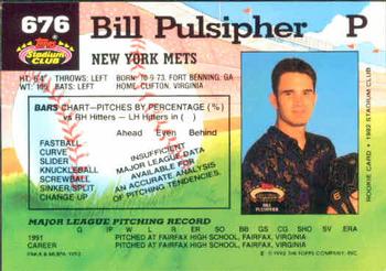 Bill Pulsipher  baseball card collectible - Main Image 2