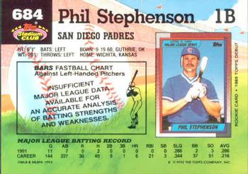 Phil Stephenson  baseball card collectible - Main Image 2