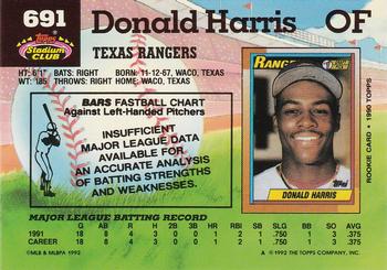 Donald Harris  baseball card collectible - Main Image 2