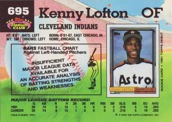 Kenny Lofton  baseball card collectible - Main Image 2