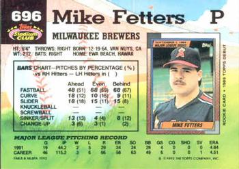 Mike Fetters  baseball card collectible - Main Image 2