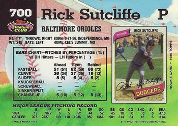 Rick Sutcliffe  baseball card collectible - Main Image 2
