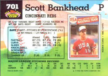 Scott Bankhead  baseball card collectible - Main Image 2