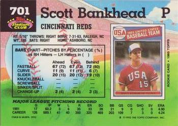 Scott Bankhead  baseball card collectible - Main Image 2