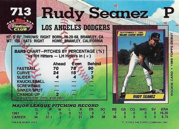 Rudy Seanez  baseball card collectible - Main Image 2